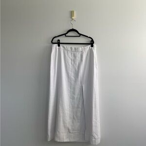 Abercrombie & Fitch White Maxi Skirt